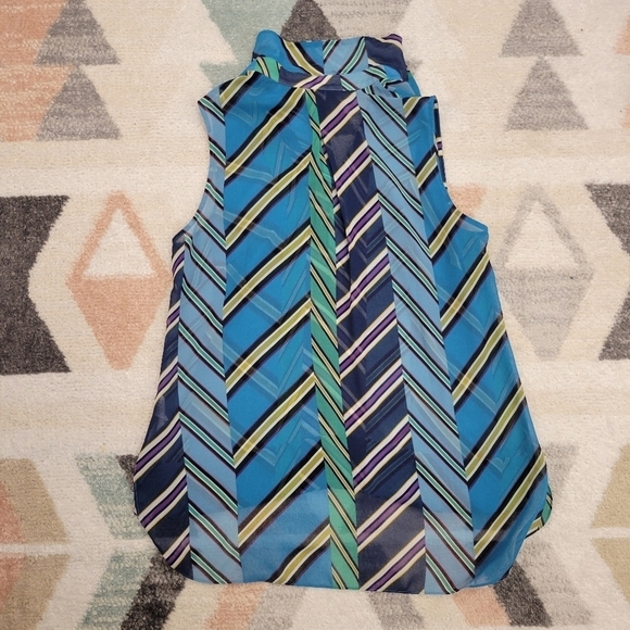 CAbi 3780 Ascot Top Tied Up Blouse Size Small - Picture 6 of 7